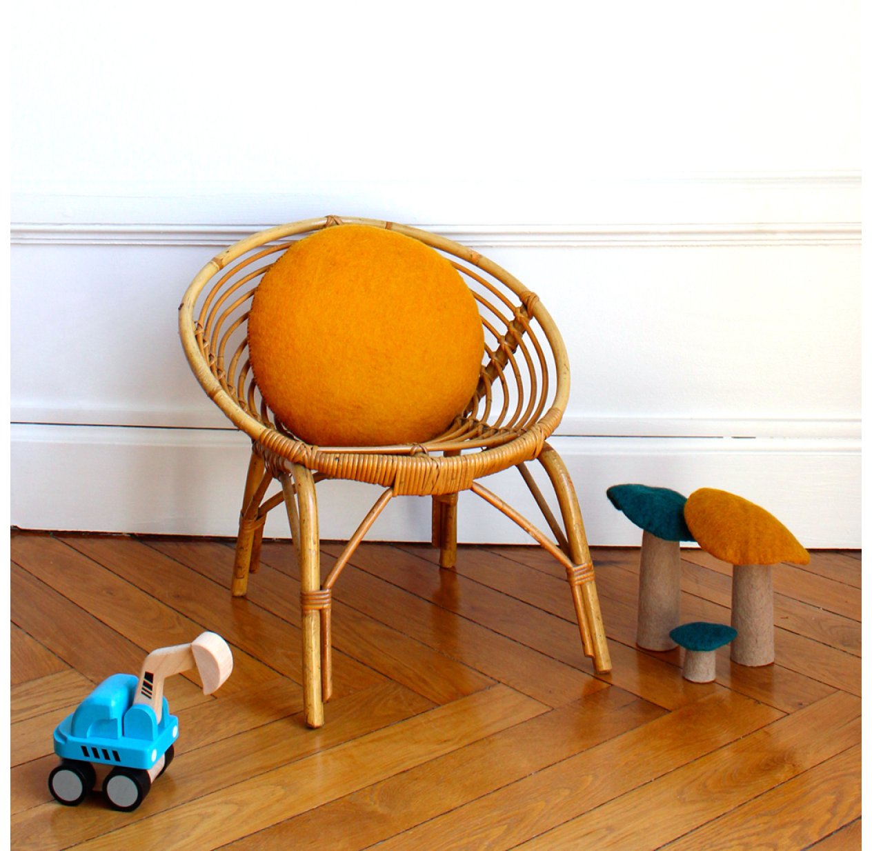 Chaise enfant Mouse 2-5 ans - Chêne Nofred pour chambre enfant - Les Enfants  du Design