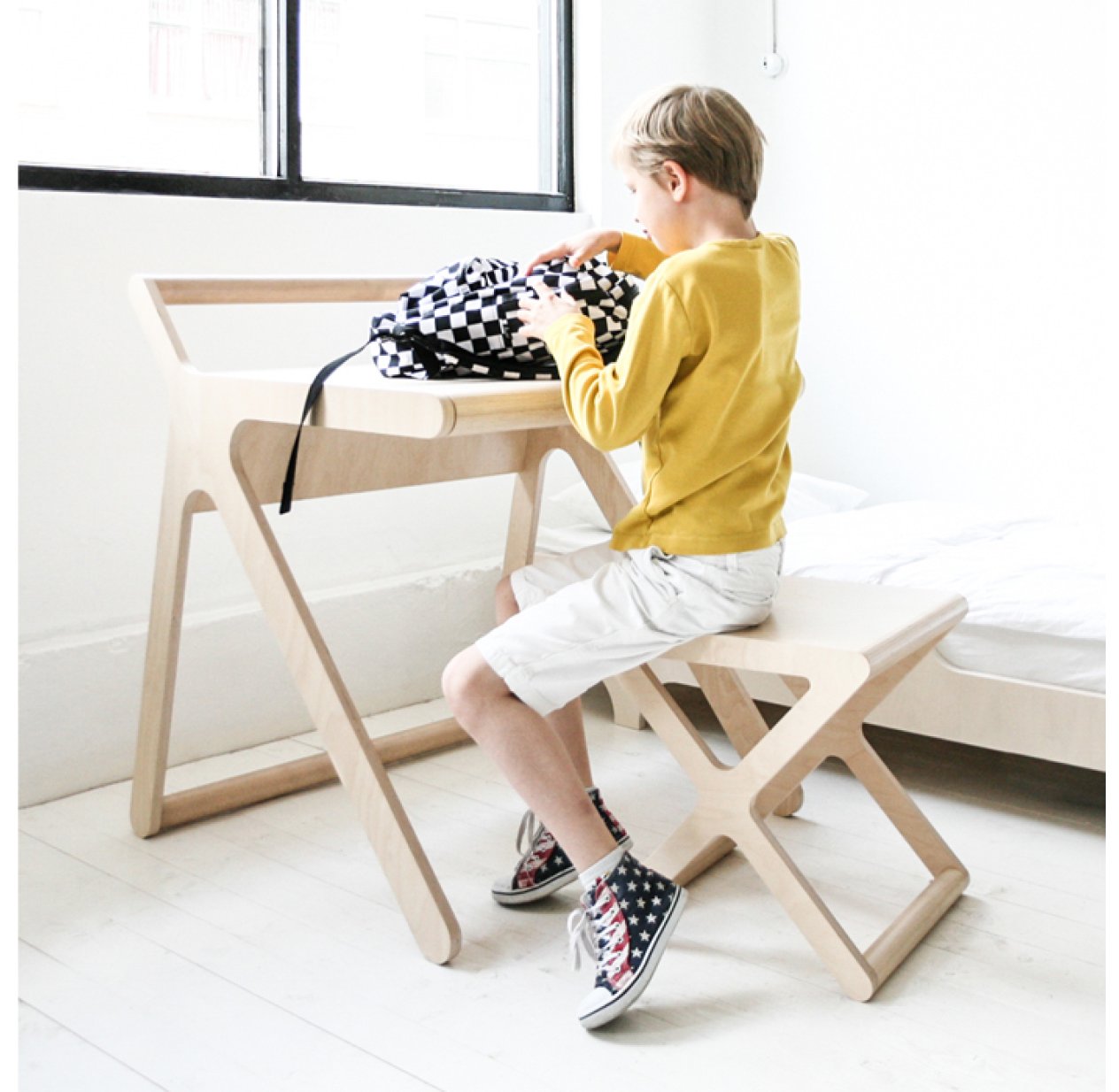 TABOURET NATUREL KID