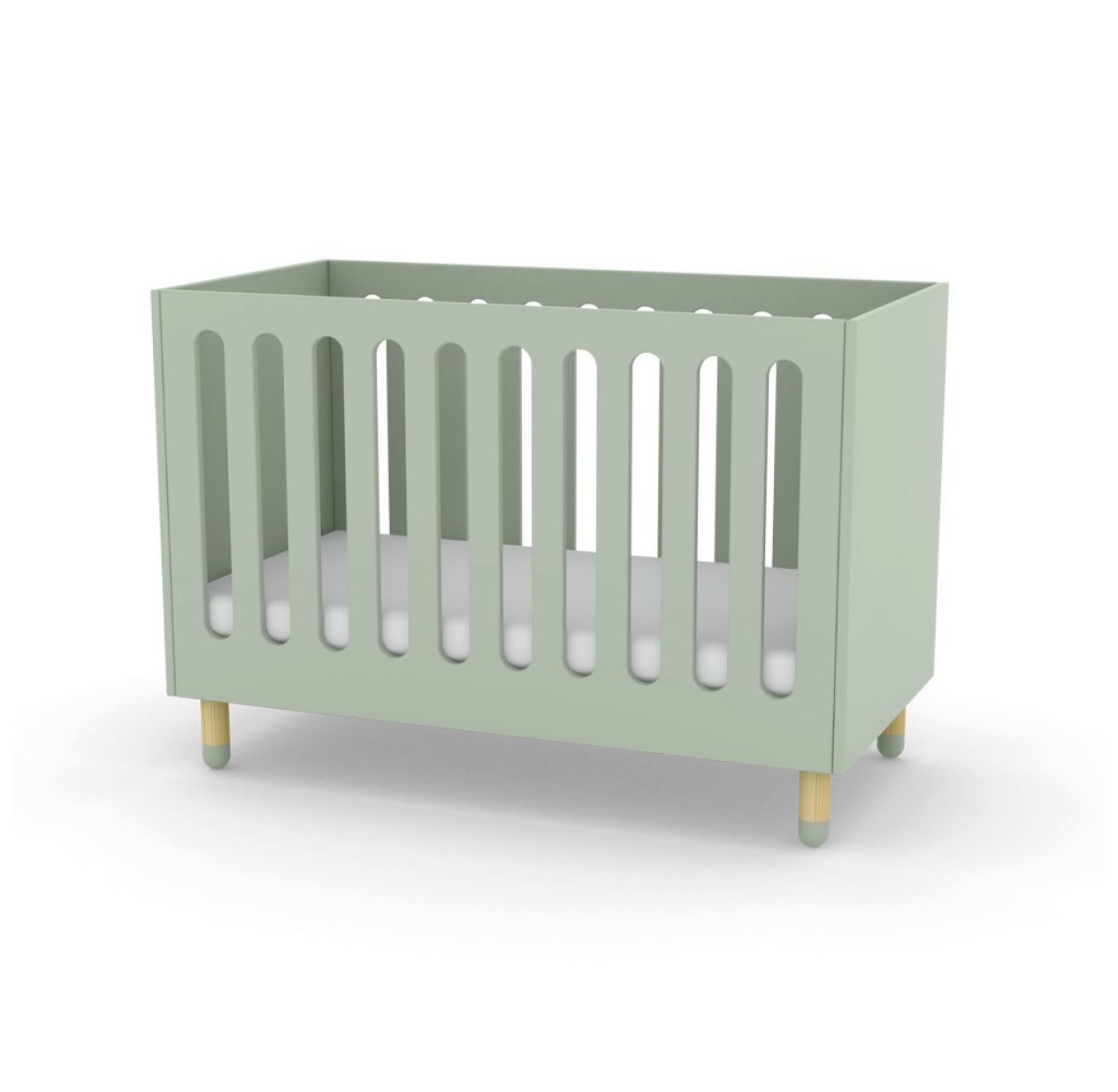 Lit Bebe A Barreaux Vert D Eau Flexa Play Pour Chambre Enfant Les Enfants Du Design