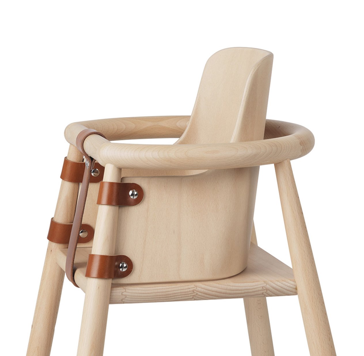 Chaise Haute Bébé avec assise ND54S Carl Hansen pour chambre enfant - Les  Enfants du Design