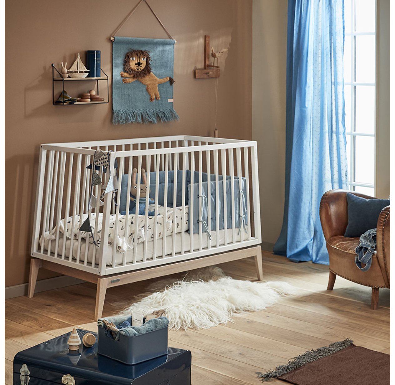 Mobilier bébé de chambre complète blanche design et épurée