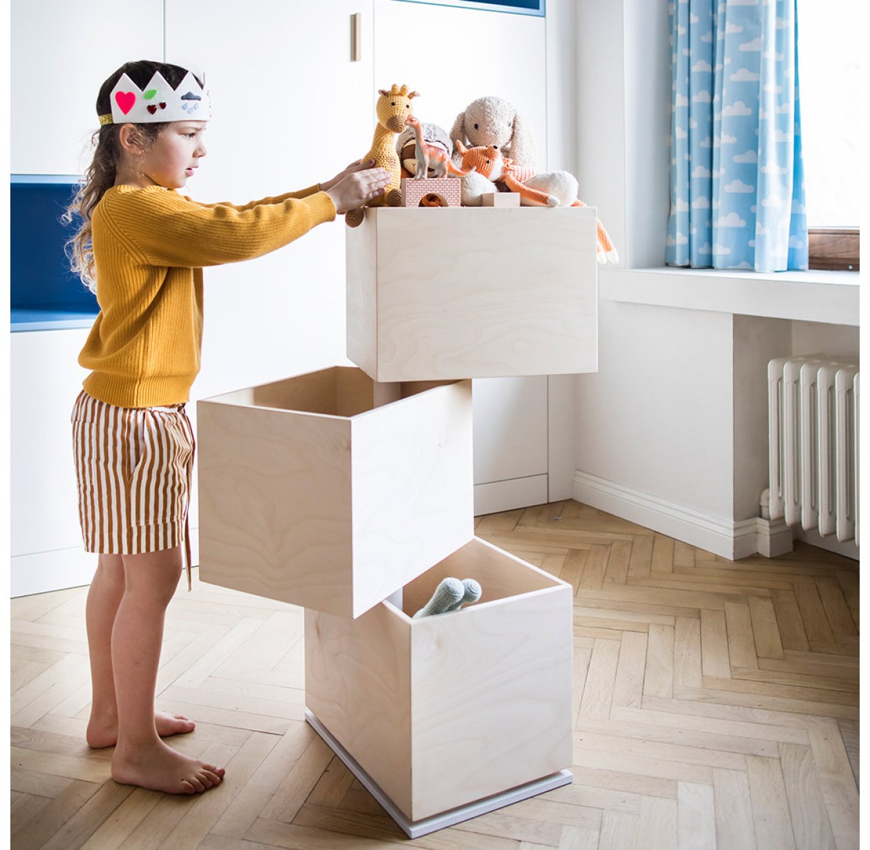 Bureau et chaise junior 7-10 ans - Blanc In2wood pour chambre enfant - Les  Enfants du Design