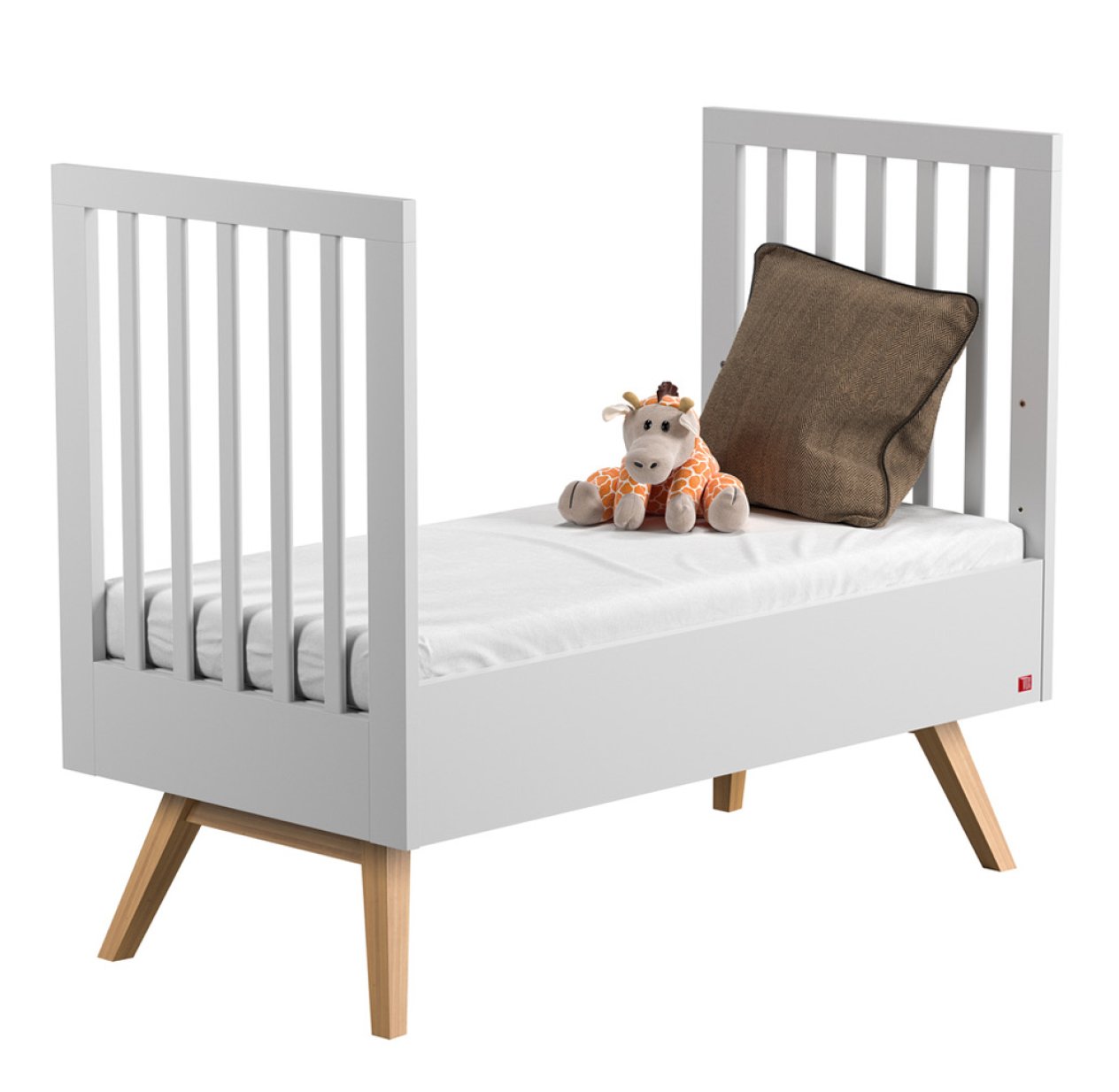 Lit Bebe Evolutif 70 X 140 Nature Blanc Vox Pour Chambre Enfant Les Enfants Du Design