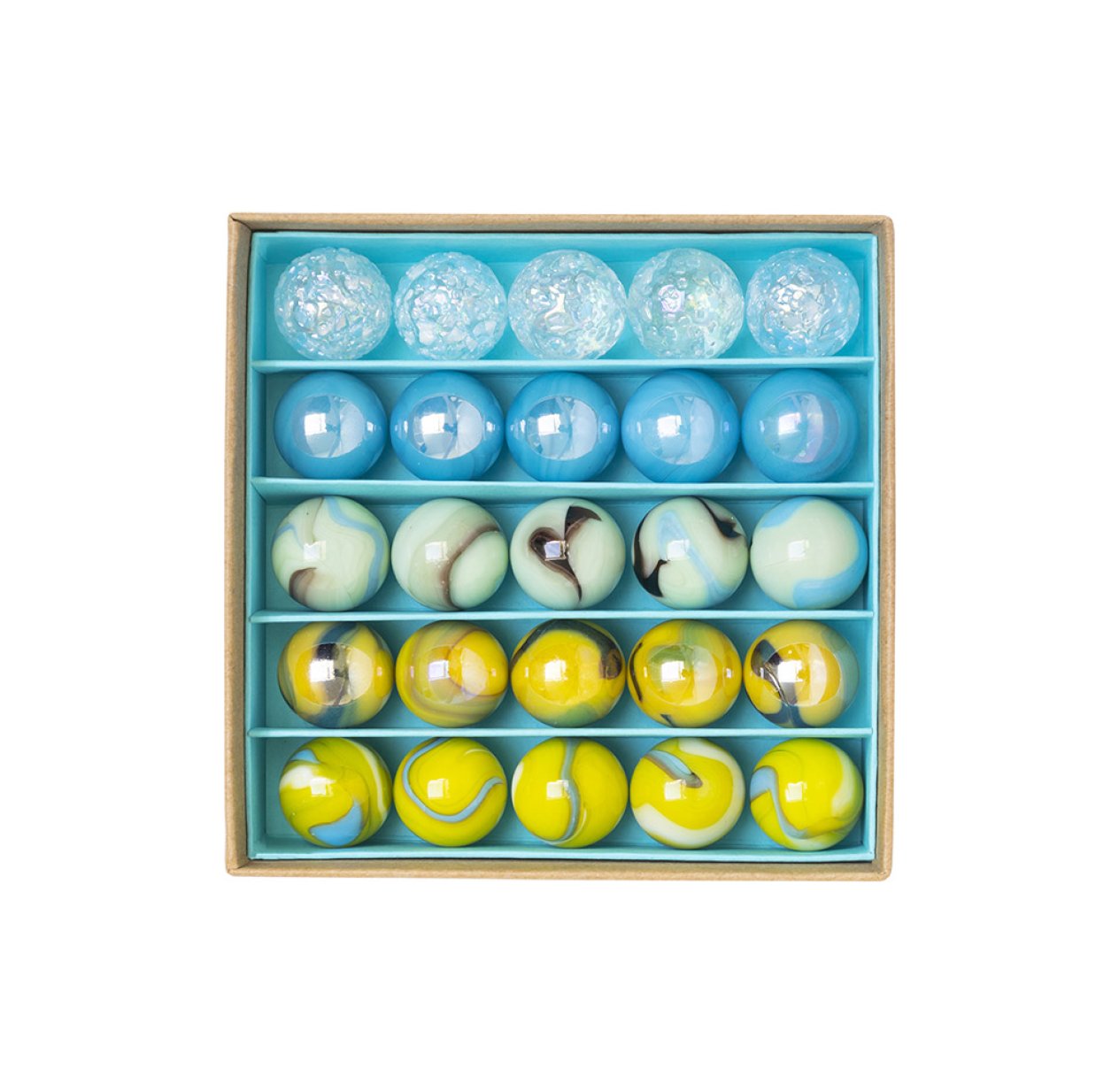 Petit Coffret de 25 Billes - Pastèque Billes and Co pour chambre